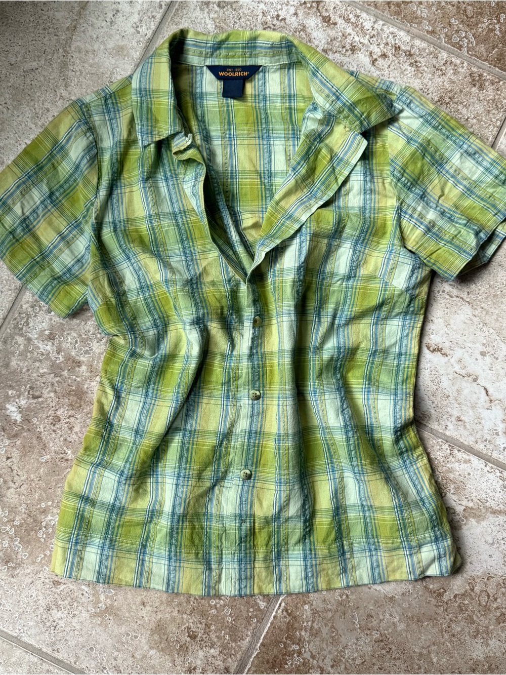 Woolrich Plaid Blouse